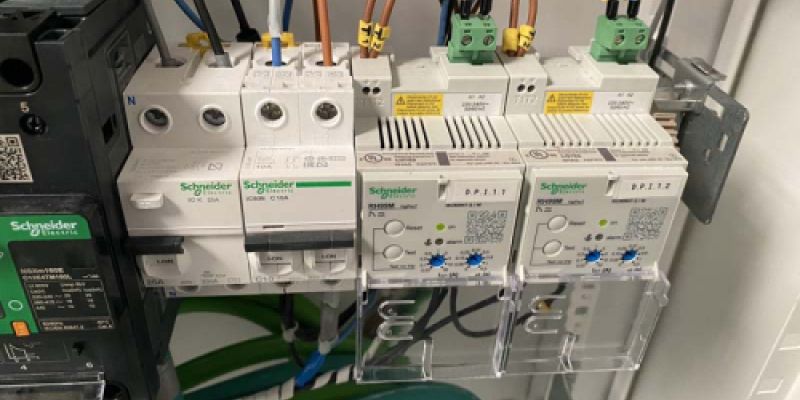 Detalle de cuadro eléctrico