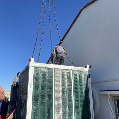 Montaje de equipo de refrigeración