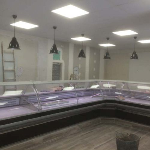 Cámara de refrigeración para carnicería