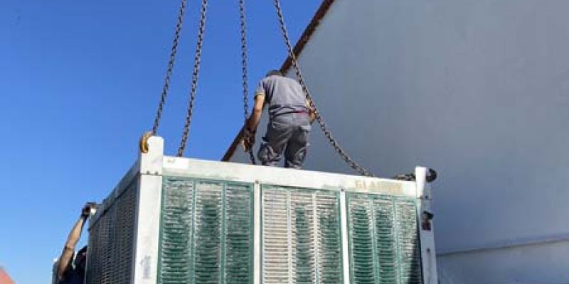 Montaje de equipo de refrigeración