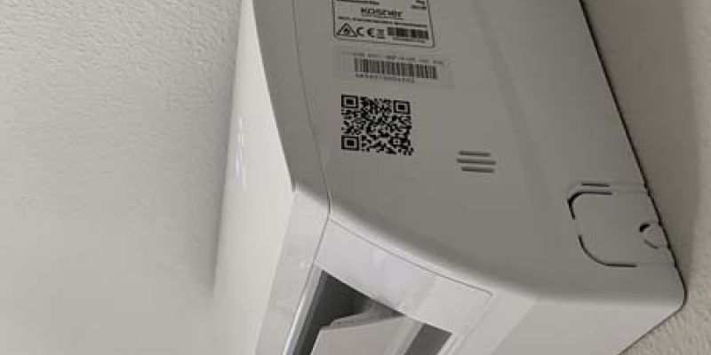 Detalle de equipo de aire acondicionado