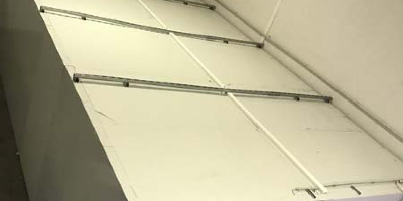 Cámara frigorífica vista desde el exterior